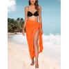image:imageEkouaer Women Sarong Swimsuit Coverups Chiffon Long Bikini Wraps Sheer Beach Bathing Suit Cover UpOrange