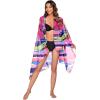 image:imageEkouaer Women Sarong Swimsuit Coverups Chiffon Long Bikini Wraps Sheer Beach Bathing Suit Cover UpPat 13