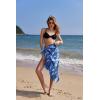 image:imageEkouaer Women Sarong Swimsuit Coverups Chiffon Long Bikini Wraps Sheer Beach Bathing Suit Cover UpPat 2