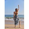image:imageEkouaer Women Sarong Swimsuit Coverups Chiffon Long Bikini Wraps Sheer Beach Bathing Suit Cover UpPat 6