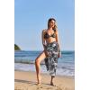 image:imageEkouaer Women Sarong Swimsuit Coverups Chiffon Long Bikini Wraps Sheer Beach Bathing Suit Cover UpPat 6