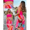 image:imageEkouaer Women Sarong Swimsuit Coverups Chiffon Long Bikini Wraps Sheer Beach Bathing Suit Cover UpPat14black