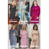 image:imageEkouaer Womens Maternity Dress Rib Knit Long Sleeve Pregnancy Dresses Crewneck Pregnant Clothes with BeltKhaki