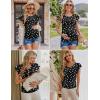 image:imageEkouaer Womens Maternity Shirts 3 Packs Flying Short Sleeve Pregnancy Tops Side Ruched Tunic Blouse Mama Clothes SXXLPink  Floral Black  Lake Green3pcs