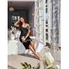 image:imageEkouaer Womens Satin Nightgown Sexy Lingerie Sleepwear Spaghetti Strap Cowl Neck Elegant Long Slip Satin Silk Midi DressBlack