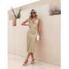 image:imageEkouaer Womens Satin Nightgown Sexy Lingerie Sleepwear Spaghetti Strap Cowl Neck Elegant Long Slip Satin Silk Midi DressChampagne