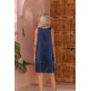 image:imageEkouaer Womens Satin Silk Nightgown V Neck Nightie Tank Sleepshirt Sleeveless Summer Dress Comfy LoungewearNavy Blue