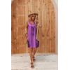 image:imageEkouaer Womens Satin Silk Nightgown V Neck Nightie Tank Sleepshirt Sleeveless Summer Dress Comfy LoungewearPurple