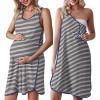 Navy Striped