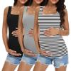 Light Grey/White Striped/Black