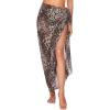 image:imageEkouaer Women Sarong Swimsuit Coverups Chiffon Long Bikini Wraps Sheer Beach Bathing Suit Cover Up3leopard