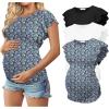 Black / White / Blue Floral(3pcs)