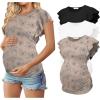 Black / White / Print-light Khaki(3pcs)