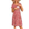 Red Daisy Floral