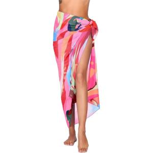 image:imageEkouaer Women Sarong Swimsuit Coverups Chiffon Long Bikini Wraps Sheer Beach Bathing Suit Cover Up1pat 14