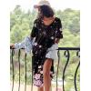 image:imageEkouaer Long Nightgown for Women Short Sleeve Sleepwear Plus Size Loungewear with Pockets M5XLCherry Blossom