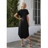 image:imageEkouaer Long Nightgowns for Women with Pockets Short Sleeves Moo Moos for Women Casual Maxi Dress House Dresses SXXXLBlack
