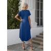 image:imageEkouaer Long Nightgowns for Women with Pockets Short Sleeves Moo Moos for Women Casual Maxi Dress House Dresses SXXXLNavy