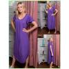 image:imageEkouaer Long Nightgowns for Women with Pockets Short Sleeves Moo Moos for Women Casual Maxi Dress House Dresses SXXXLPurple