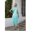 image:imageEkouaer Long Nightgowns for Women with Pockets Short Sleeves Moo Moos for Women Casual Maxi Dress House Dresses SXXXLStar Print