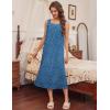 image:imageEkouaer Long Sleeveless Nightgowns for Women Ladies Night Gown Embroidery Sleepdress Tank Nightdress Victorian SleepshirtBlue Paw
