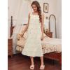 image:imageEkouaer Long Sleeveless Nightgowns for Women Ladies Night Gown Embroidery Sleepdress Tank Nightdress Victorian SleepshirtYellow Floral