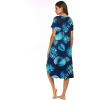 image:imageEkouaer Nightgowns Womens Short Sleeve Sleepwear Comfy Loungewear Plus Size Night Shirt S3XLCleafpat7