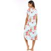 image:imageEkouaer Nightgowns Womens Short Sleeve Sleepwear Comfy Loungewear Plus Size Night Shirt S3XLCpoppy Pat3
