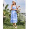 image:imageEkouaer Nightgowns for Women Cotton Long Night Gowns Sleeveless Sleep Dress Victorian Nightdress Ladies Sleepwear XS4XLBirds Blue