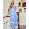 image:imageEkouaer Nightgowns for Women Cotton Long Night Gowns Sleeveless Sleep Dress Victorian Nightdress Ladies Sleepwear XS4XLBirds Blue