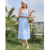 image:imageEkouaer Nightgowns for Women Cotton Long Night Gowns Sleeveless Sleep Dress Victorian Nightdress Ladies Sleepwear XS4XLBlue