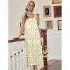 image:imageEkouaer Nightgowns for Women Cotton Long Night Gowns Sleeveless Sleep Dress Victorian Nightdress Ladies Sleepwear XS4XLFloral Light Yellow