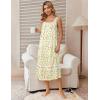 image:imageEkouaer Nightgowns for Women Cotton Long Night Gowns Sleeveless Sleep Dress Victorian Nightdress Ladies Sleepwear XS4XLFloral Light Yellow