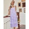 image:imageEkouaer Nightgowns for Women Cotton Long Night Gowns Sleeveless Sleep Dress Victorian Nightdress Ladies Sleepwear XS4XLFloral Purple
