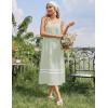 image:imageEkouaer Nightgowns for Women Cotton Long Night Gowns Sleeveless Sleep Dress Victorian Nightdress Ladies Sleepwear XS4XLLight Green