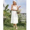 image:imageEkouaer Nightgowns for Women Cotton Long Night Gowns Sleeveless Sleep Dress Victorian Nightdress Ladies Sleepwear XS4XLLittle Flowers White