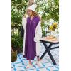 image:imageEkouaer Nightgowns for Women Long Sleeves Nightgown Soft Sleepwear Button V Neck Sleepshirt Long Nightgown SXXLPurple