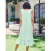 image:imageEkouaer Nightgowns for Women Sleeveless Night Gown Victorian Sleep Shirt with Pockets Ladies Pajamas Lace Trim SleepwearGreen