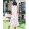 image:imageEkouaer Nightgowns for Women Sleeveless Night Gown Victorian Sleep Shirt with Pockets Ladies Pajamas Lace Trim SleepwearPurple Flowers