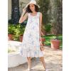 image:imageEkouaer Nightgowns for Women Sleeveless Night Gown Victorian Sleep Shirt with Pockets Ladies Pajamas Lace Trim SleepwearPurple Flowers