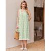 image:imageEkouaer Nightgowns for Women Sleeveless Night Gown Victorian Sleep Shirt with Pockets Ladies Pjs Lace Trim Sleepwear SXXLGreen Yellow Flowers