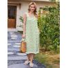 image:imageEkouaer Nightgowns for Women Sleeveless Night Gown Victorian Sleep Shirt with Pockets Ladies Pjs Lace Trim Sleepwear SXXLGreen Yellow Flowers