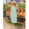 image:imageEkouaer Nightgowns for Women Sleeveless Night Gown Victorian Sleep Shirt with Pockets Ladies Pjs Lace Trim Sleepwear SXXLLight Green