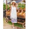image:imageEkouaer Nightgowns for Women Sleeveless Night Gown Victorian Sleep Shirt with Pockets Ladies Pjs Lace Trim Sleepwear SXXLWatercolor Flowerspurple