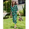 image:imageEkouaer Women Flannel Nightgown Full Length Boyfriend Nightshirt Plaid Long Sleep Dress with Button Loungewear SXXXLGreen Christmas