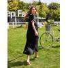 image:imageEkouaer Womens Full Length Short Sleeve NightgownAblack