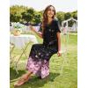 image:imageEkouaer Womens Full Length Short Sleeve NightgownCherry Blossoms