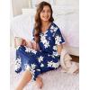 image:imageEkouaer Womens Full Length Short Sleeve NightgownPat26