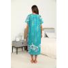 image:imageEkouaer Womens House Dress with Pockets Long Nightgowns for Women House Dress Pleated Front Moo Moos for WomenFloral Green