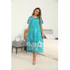 image:imageEkouaer Womens House Dress with Pockets Long Nightgowns for Women House Dress Pleated Front Moo Moos for WomenFloral Green